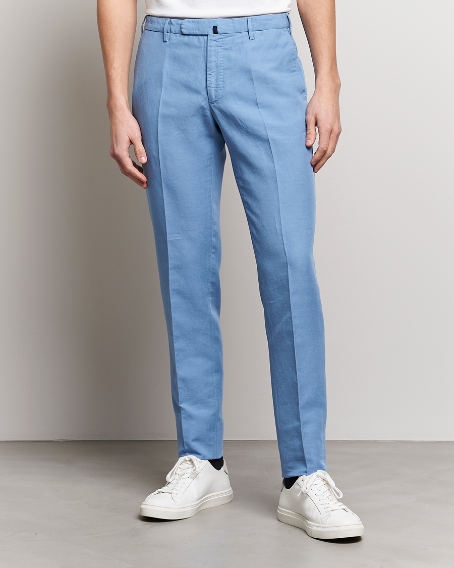 Herren | Hosen | Incotex | Slim Fit Chinolino Trousers Light Blue