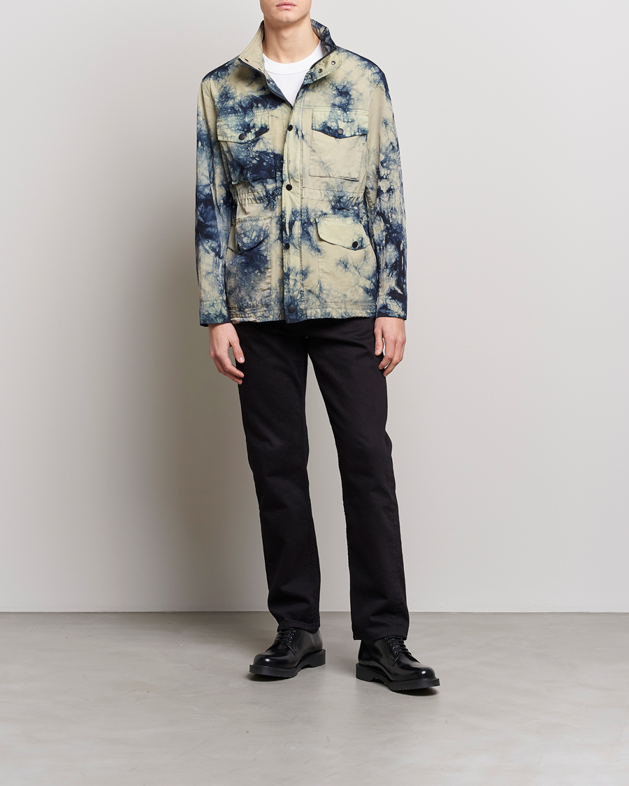 Herren | Jacken | J.Lindeberg | Hayes Tie Dye Recycled Nylon Field Jacket Aloe
