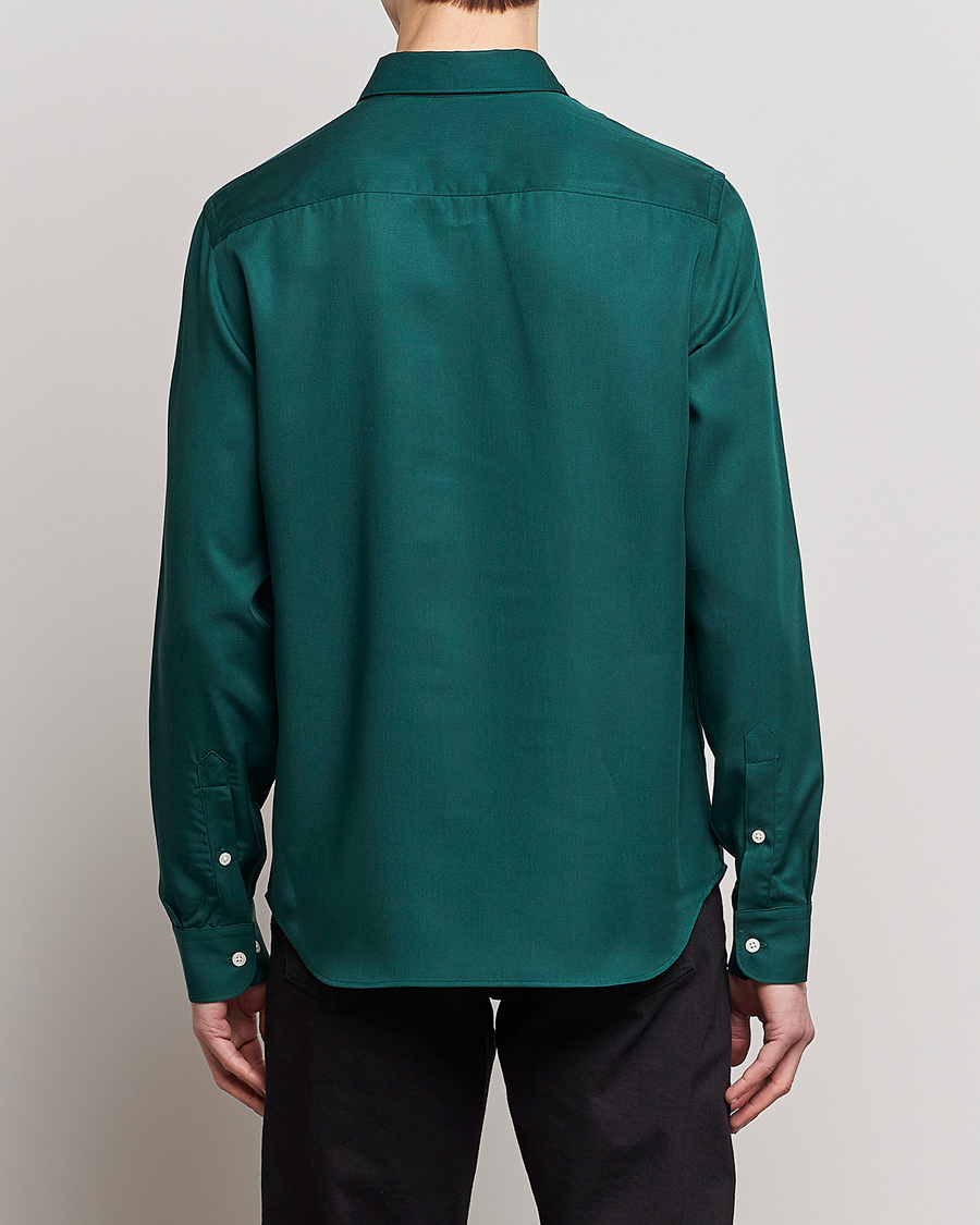 Herren | Hemden | J.Lindeberg | Slim Fit Comfort Tencel Shirt Rain Forest