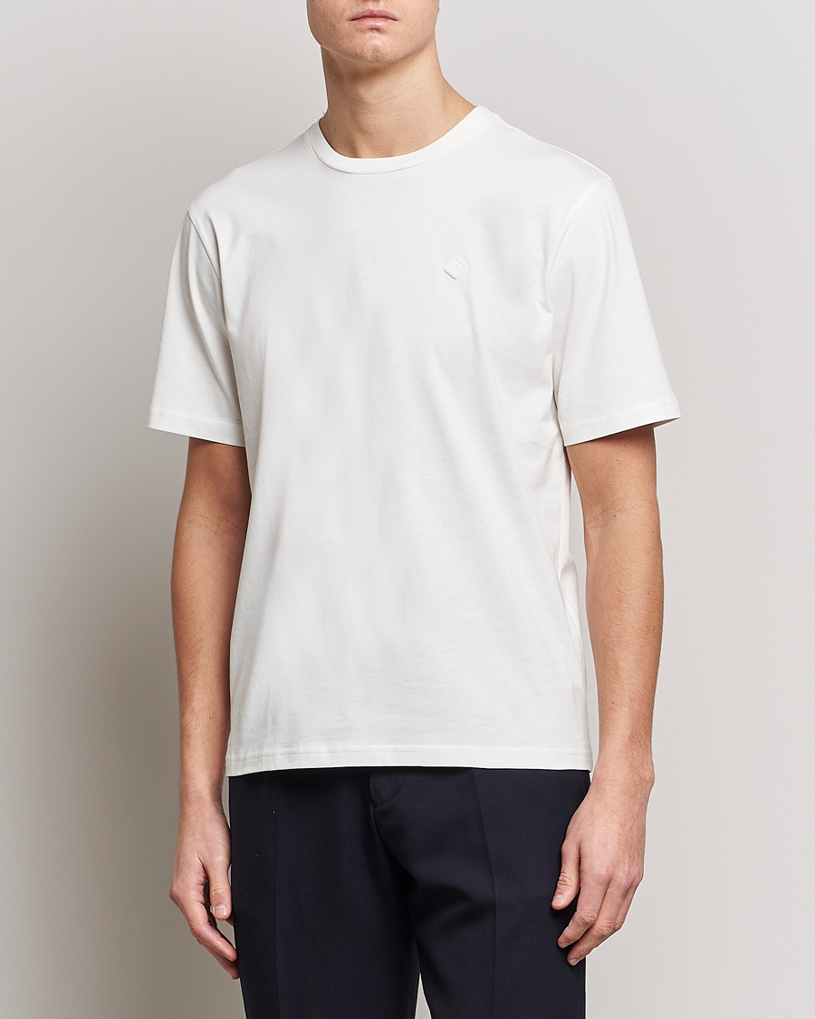 Herren | T-Shirts | J.Lindeberg | Dale Organic Cotton Patch T-Shirt Cloud White