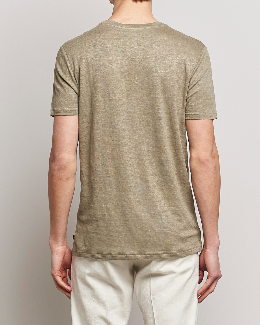 Herren | T-Shirts | J.Lindeberg | Coma Linen Tee Aloe
