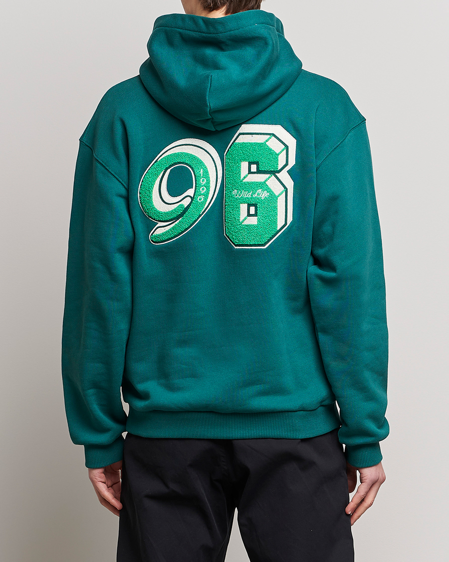 Herren | Pullover | J.Lindeberg | Karson Graphic Organic Cotton Hoodie Rain Forest