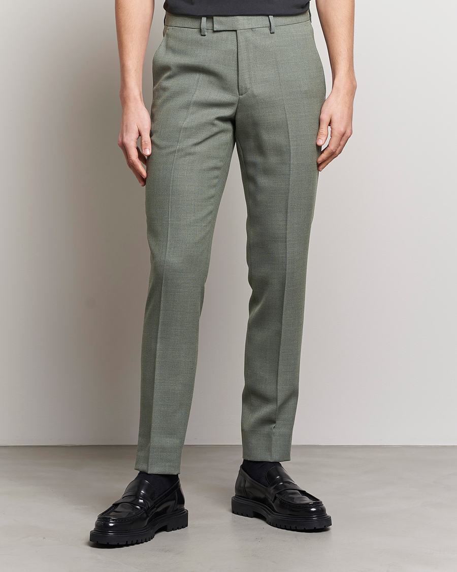 Herren | Hosen | J.Lindeberg | Grant Active Hopsack Pants Aloe