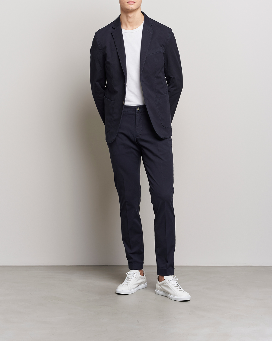 Herren | Sakkos | J.Lindeberg | Hopper Cotton Garment Dye Blazer Navy