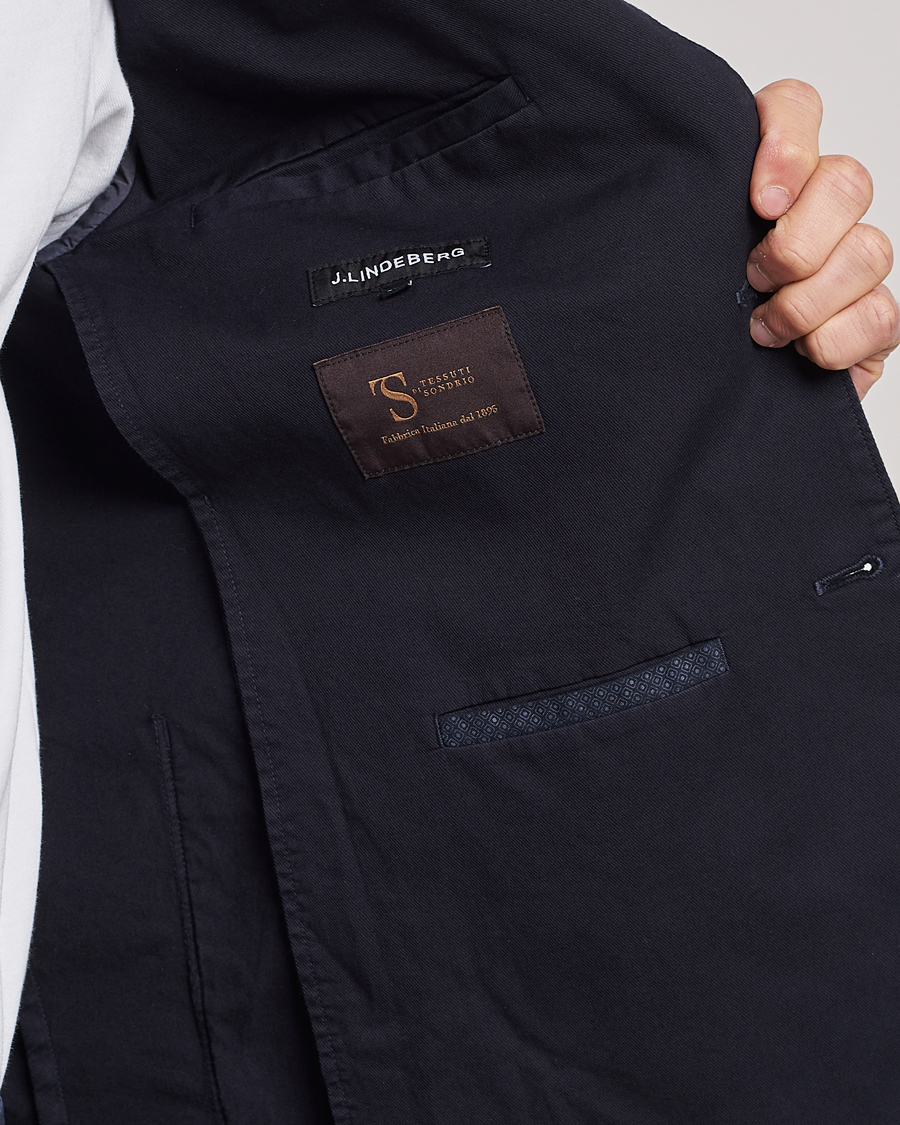 Herren | Sakkos | J.Lindeberg | Hopper Cotton Garment Dye Blazer Navy