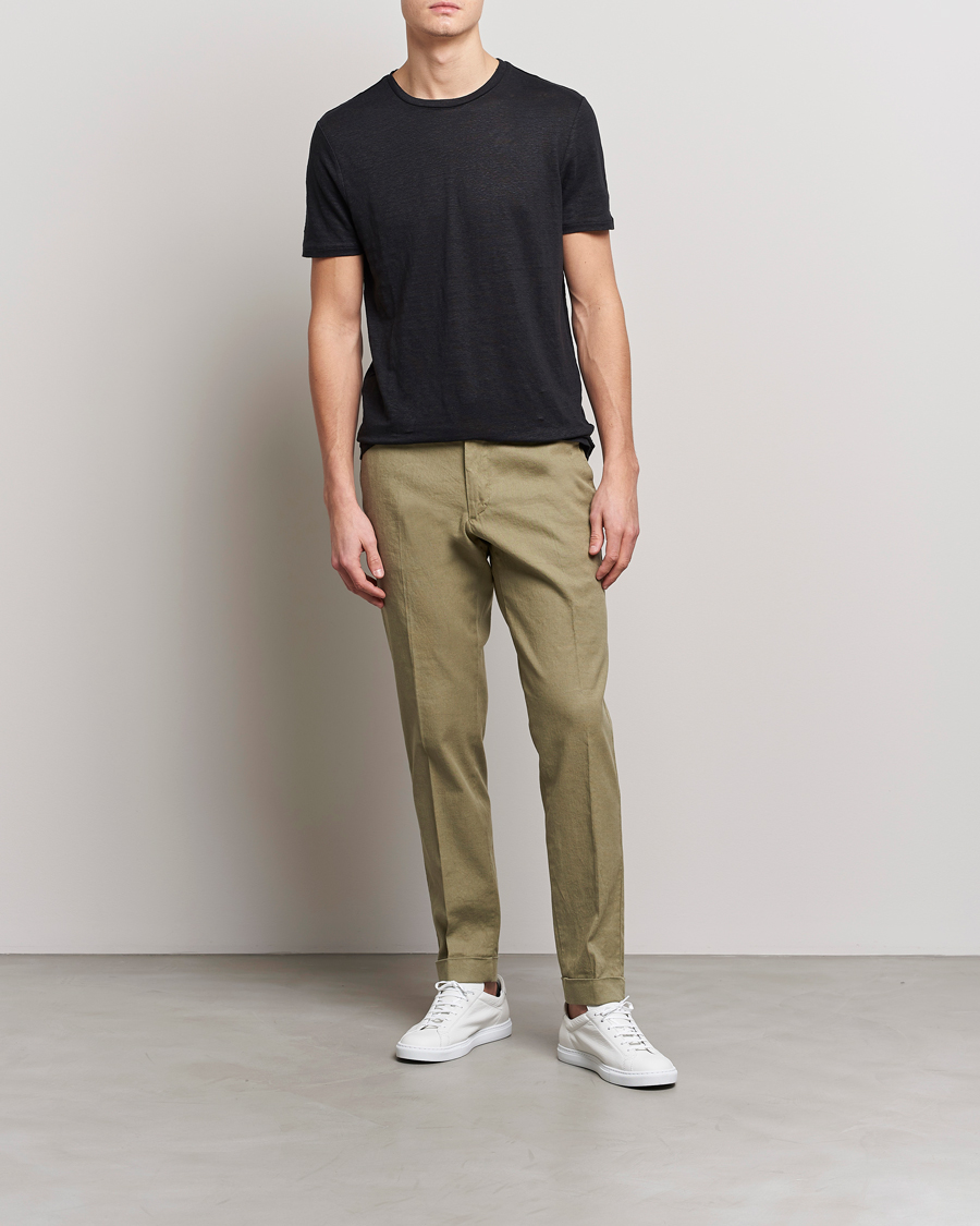 Herren | Hosen | J.Lindeberg | Grant Stretch Cotton/Linen Trousers Aloe