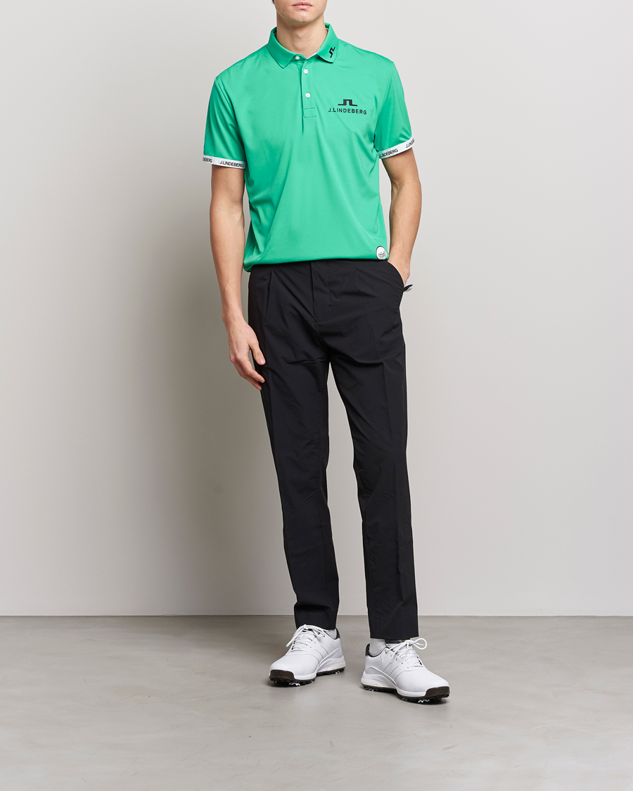Herren | Poloshirts | J.Lindeberg | KV PGA Printed Jersey Polo Blarney Green