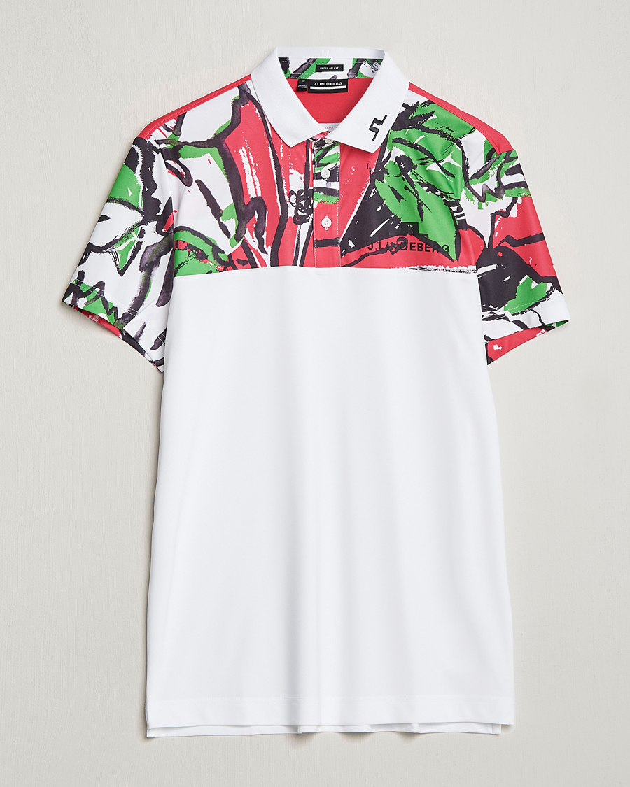 Herren | Poloshirts | J.Lindeberg | Jeff Masters TX Jersey Polo Azalea