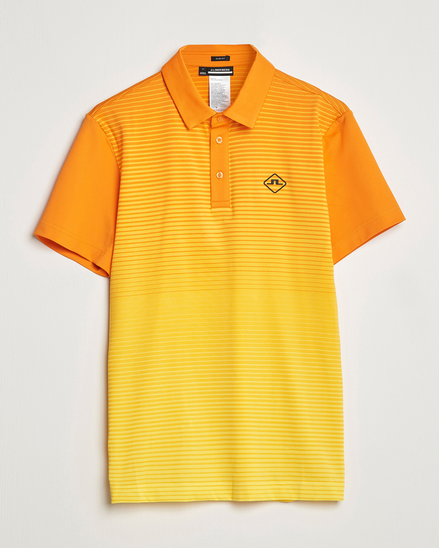 Herren | Poloshirts | J.Lindeberg | Lowell Faded Slim Fit Polo Russet Orange