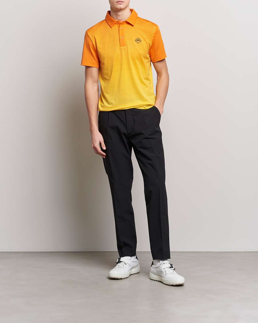 Herren | Poloshirts | J.Lindeberg | Lowell Faded Slim Fit Polo Russet Orange