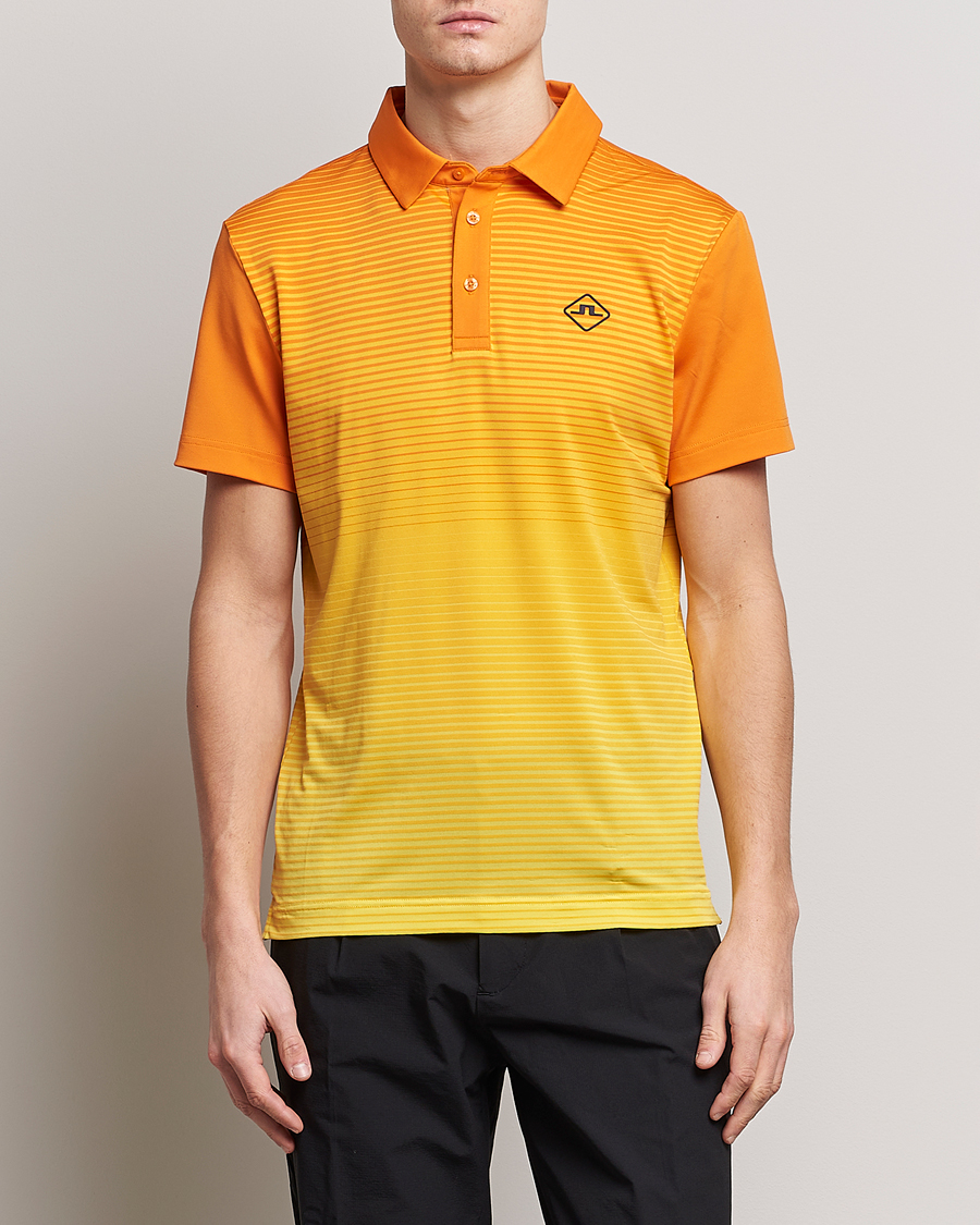 Herren | Poloshirts | J.Lindeberg | Lowell Faded Slim Fit Polo Russet Orange
