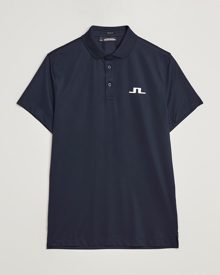 Herren | Poloshirts | J.Lindeberg | Bridge Regular Fit Polo Navy