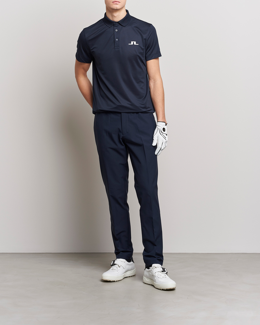 Herren | Poloshirts | J.Lindeberg | Bridge Regular Fit Polo Navy