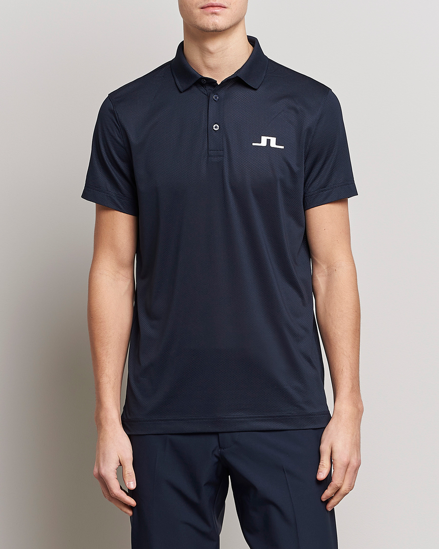 Herren | Poloshirts | J.Lindeberg | Bridge Regular Fit Polo Navy