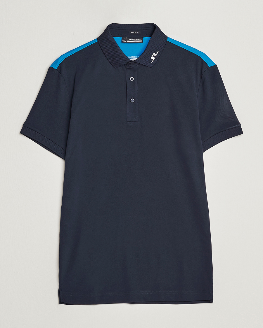 Herren | Poloshirts | J.Lindeberg | Jeff Regular Fit Polo Navy