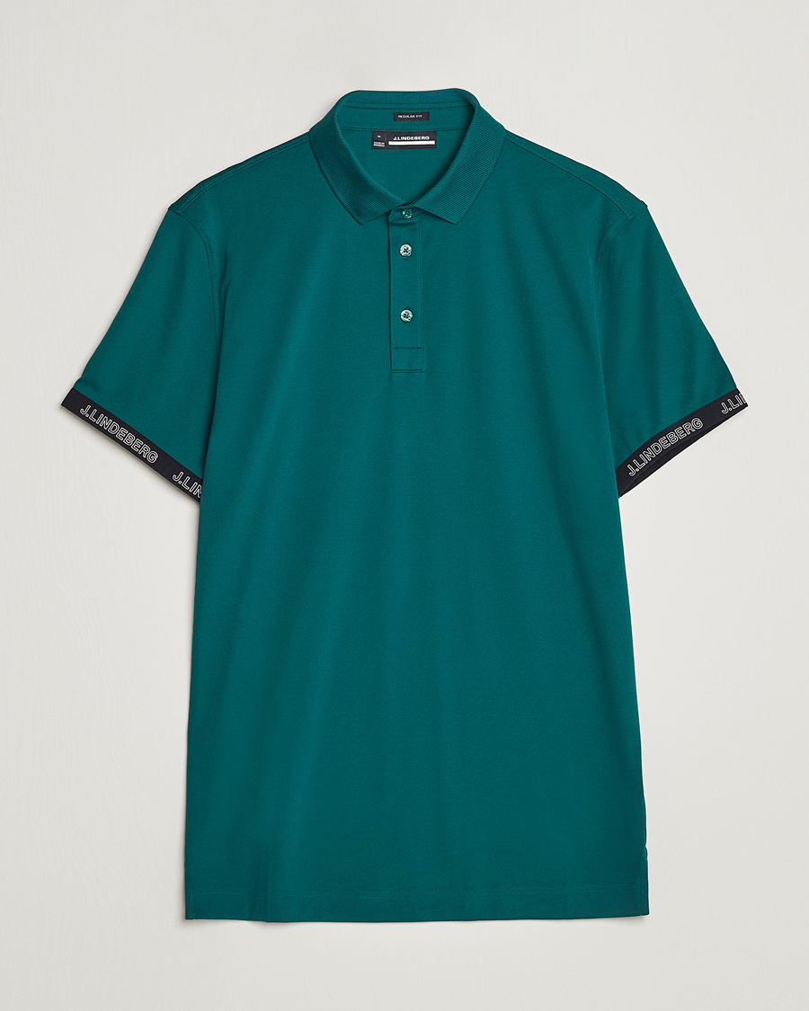 Herren | Poloshirts | J.Lindeberg | Guy Regular Fit Polo Rain Forest