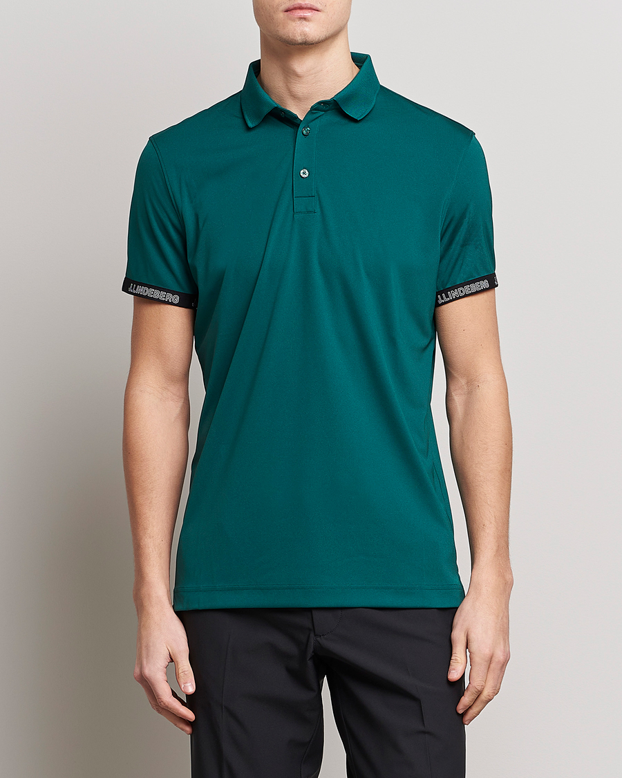Herren | Poloshirts | J.Lindeberg | Guy Regular Fit Polo Rain Forest