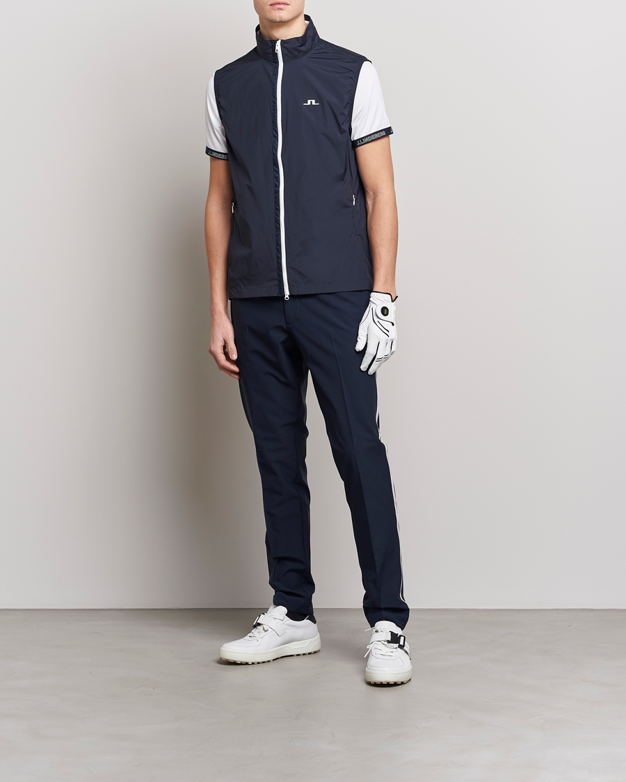 Herren | Westen | J.Lindeberg | Ash Light Packable Vest Navy