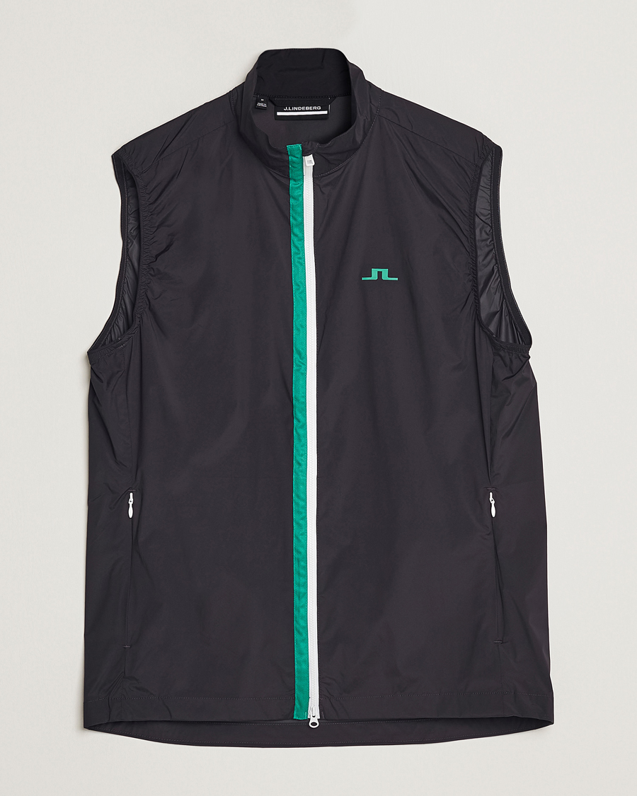 Herren | Westen | J.Lindeberg | Ash Light Packable Vest Rain Forest