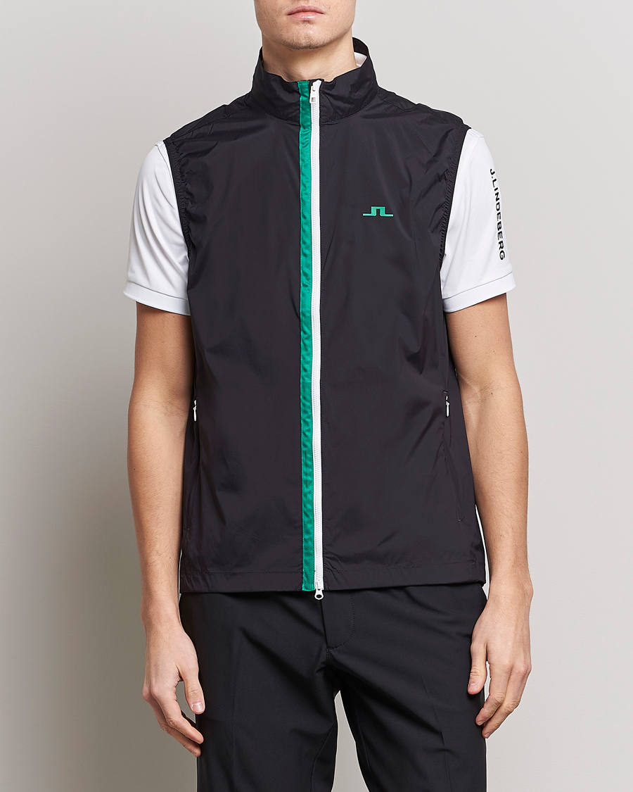 Herren | Westen | J.Lindeberg | Ash Light Packable Vest Rain Forest