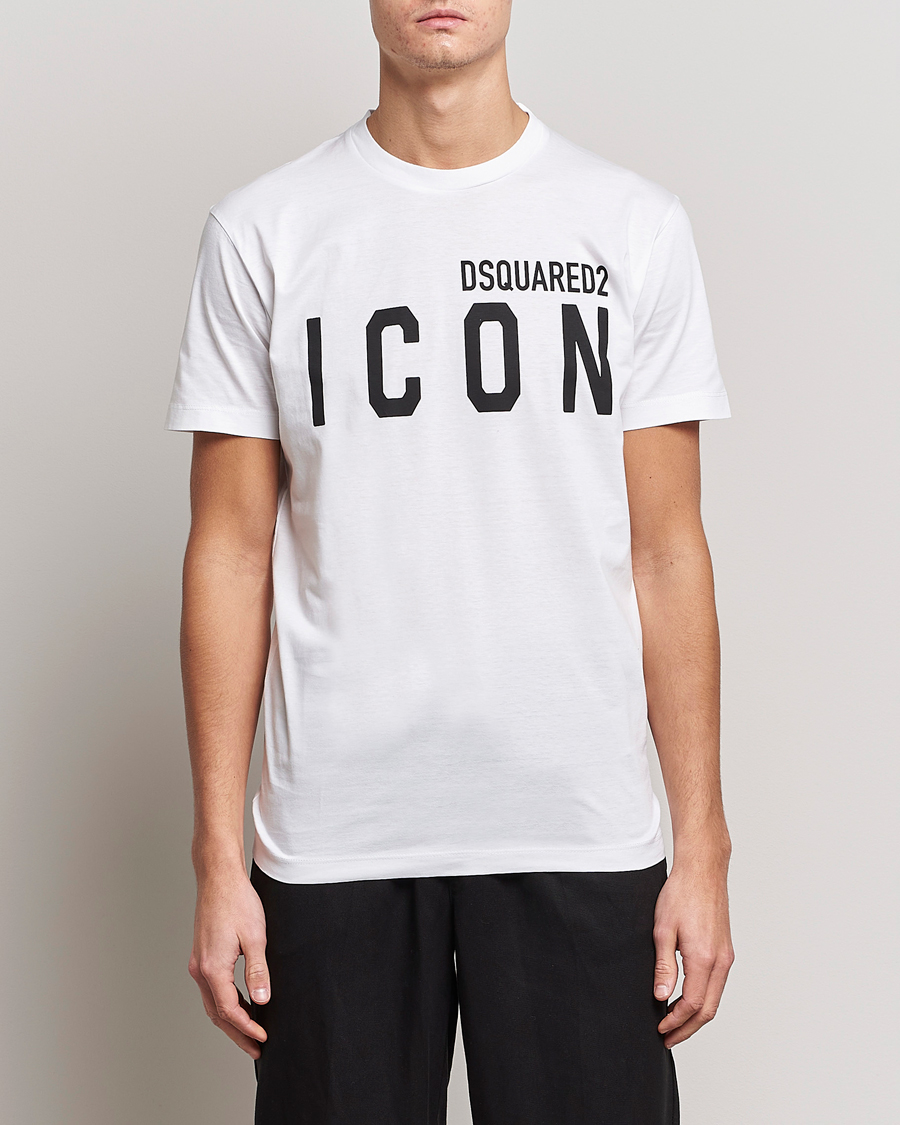 Herren | Kurzarm T-Shirt | Dsquared2 | Icon Logo Tee White