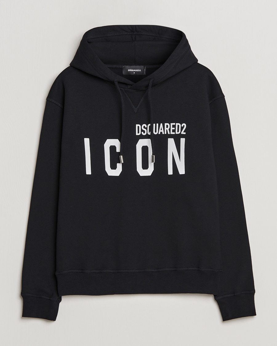 Herren | Pullover | Dsquared2 | Icon Logo Hoodie Black