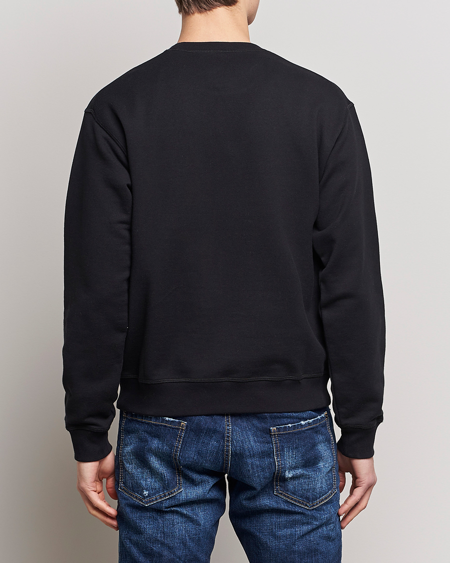 Herren | Pullover | Dsquared2 | Printed Cotton Sweatshirt Black