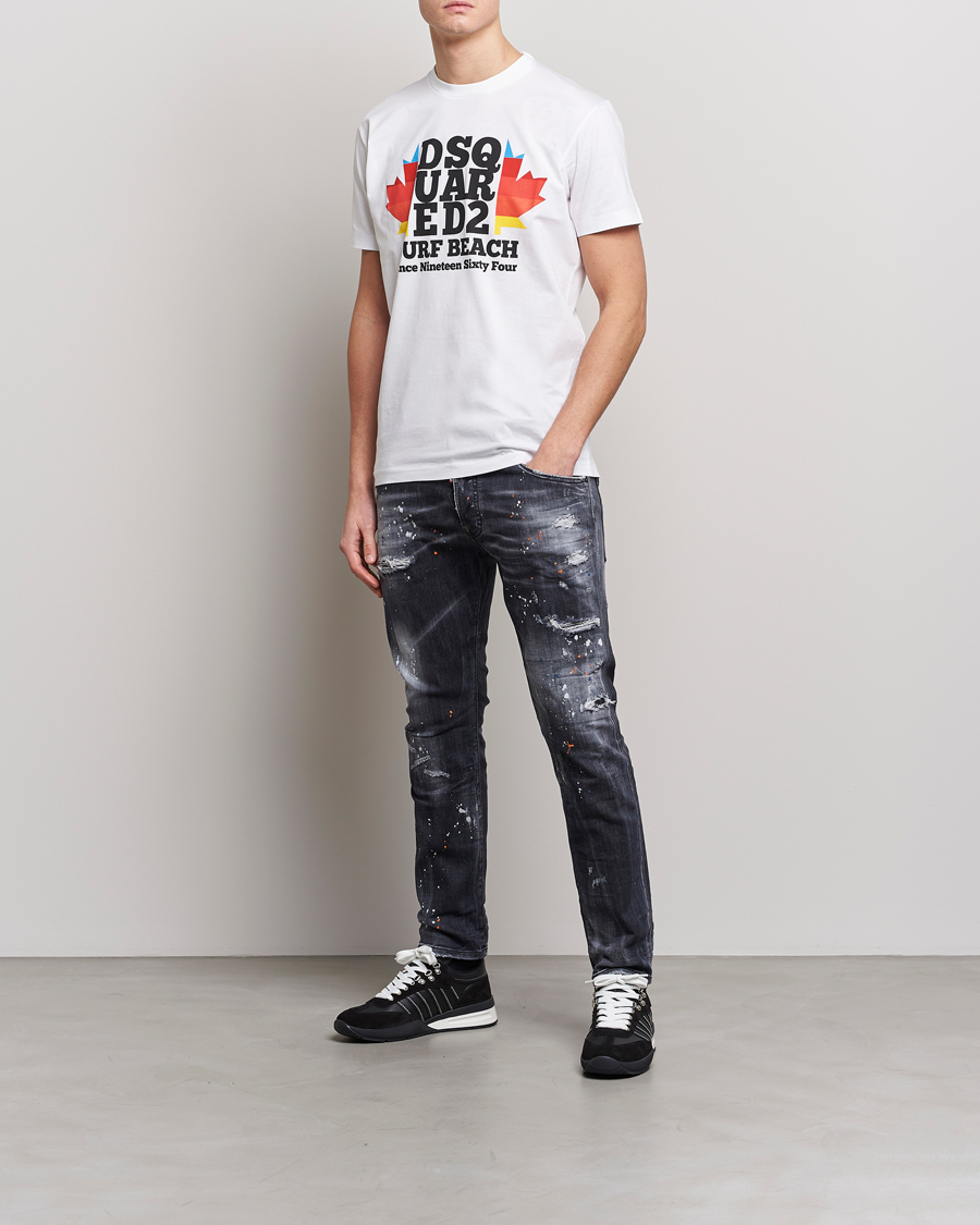 Herren | Jeans | Dsquared2 | Skater Jeans Black Wash