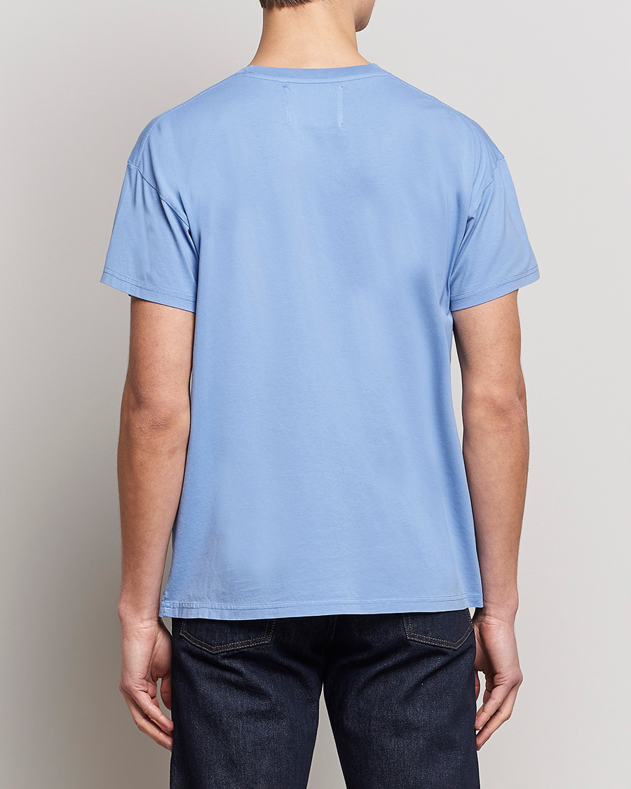 Herren | T-Shirts | Jeanerica | Marcel Crew Neck T-Shirt Sky Blue