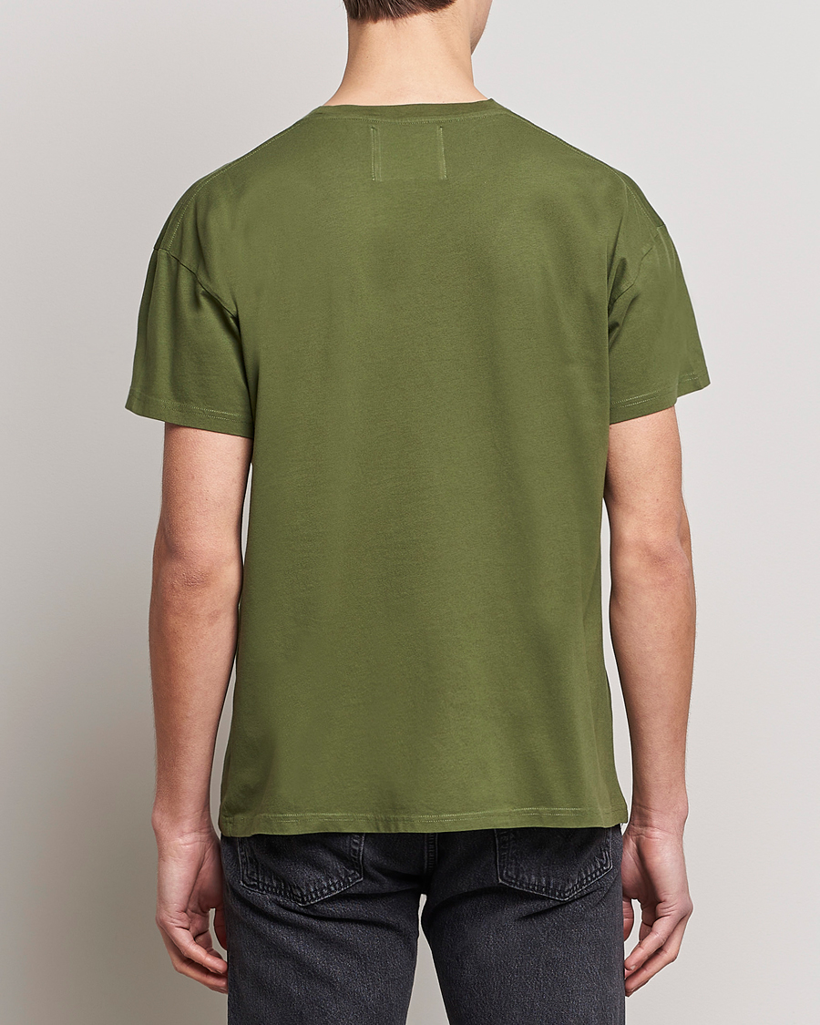 Herren | T-Shirts | Jeanerica | Marcel Crew Neck T-Shirt Army Green