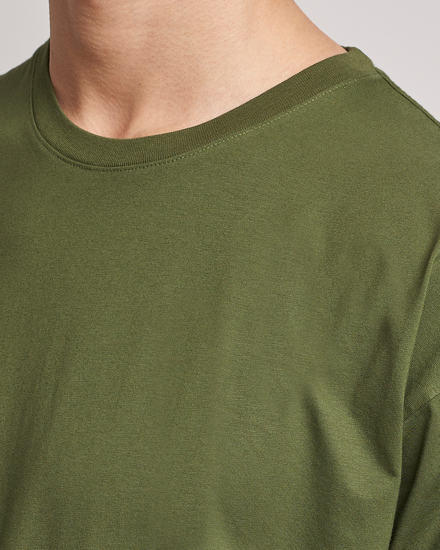 Herren | T-Shirts | Jeanerica | Marcel Crew Neck T-Shirt Army Green