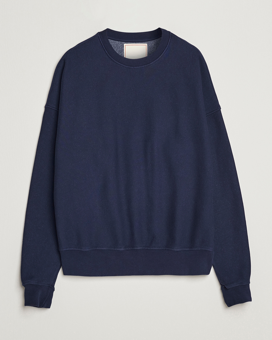 Herren | Pullover | Jeanerica | Paule Crew Neck Sweatshirt Dark Navy