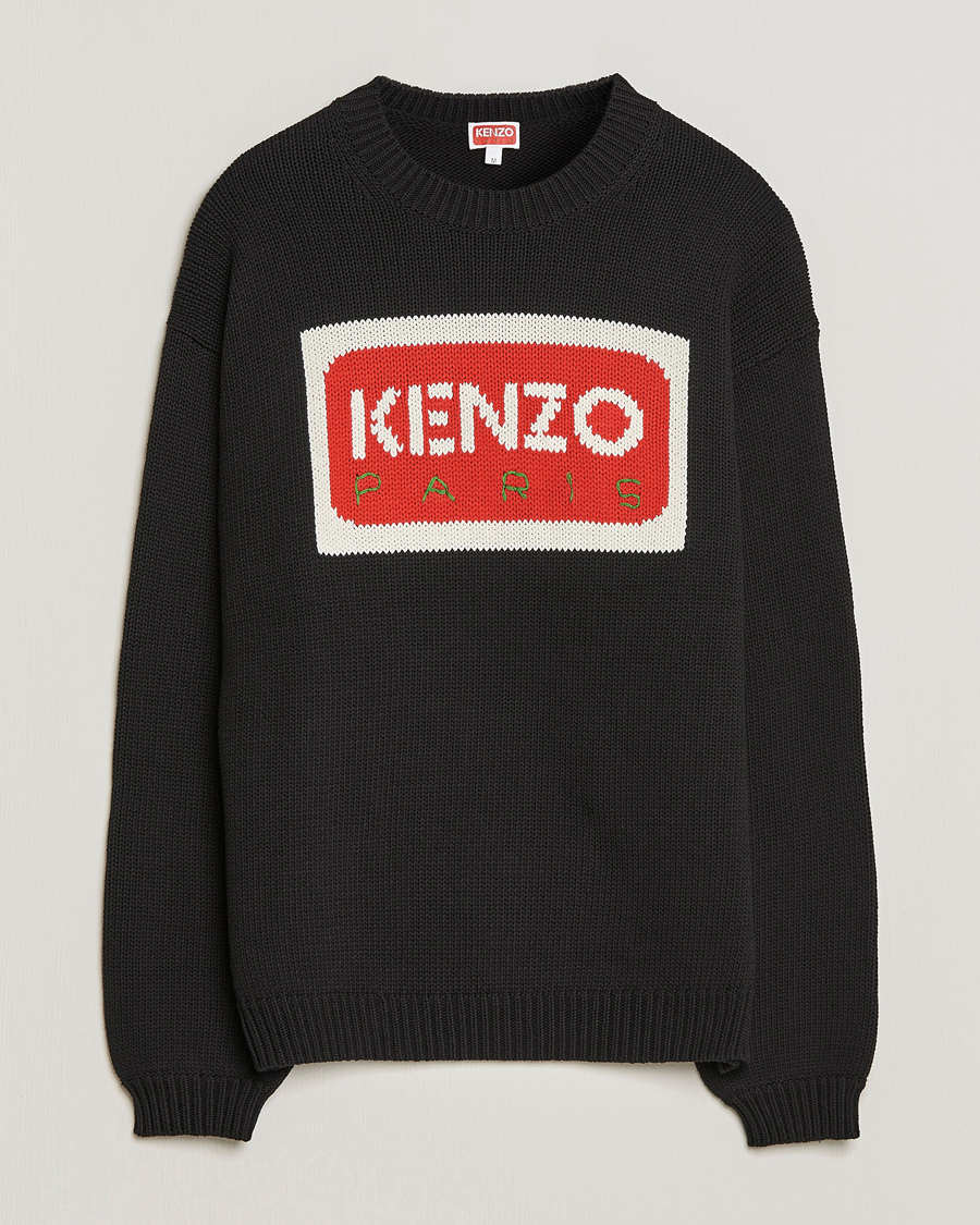 Herren | Pullover | KENZO | Paris Logo Jumper Black