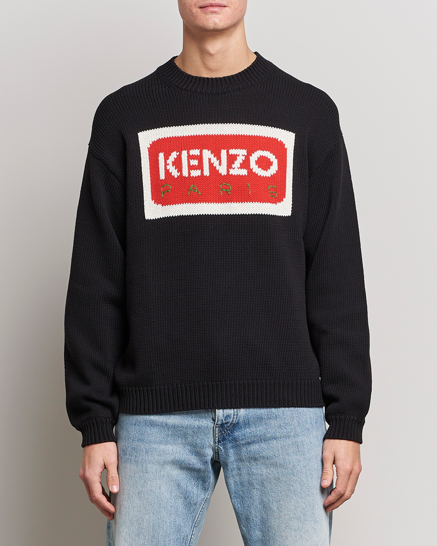 Herren | Pullover | KENZO | Paris Logo Jumper Black