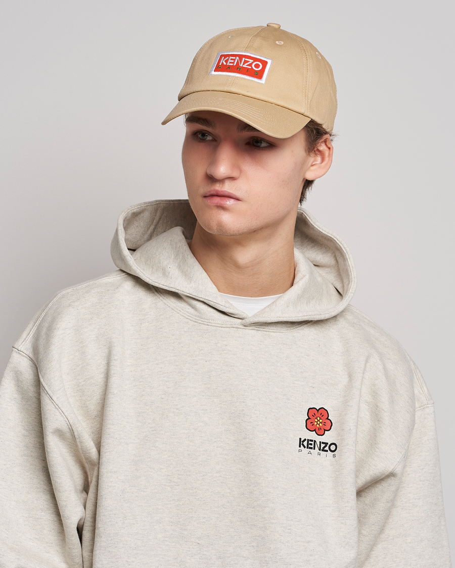 Herren | KENZO Cotton Canvas Cap Beige | KENZO | Cotton Canvas Cap Beige