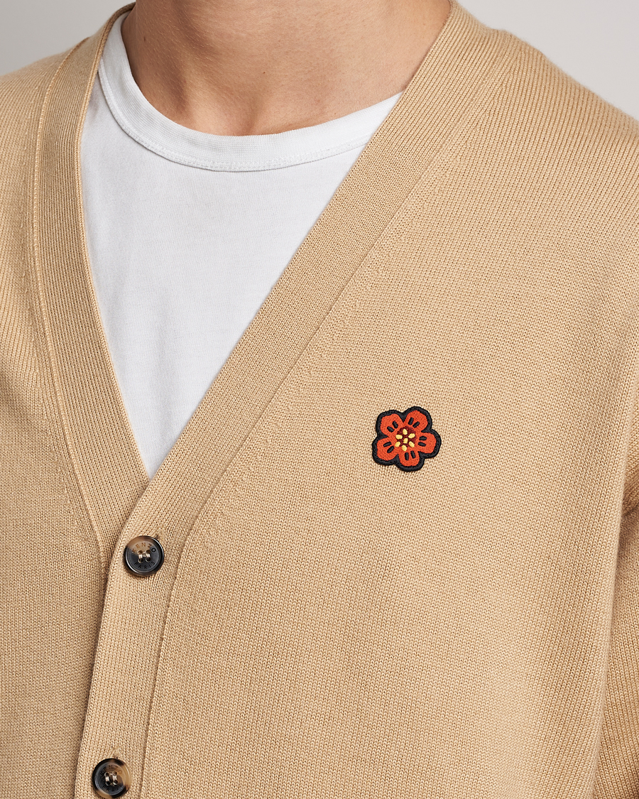 Herren | Pullover | KENZO | Boke Flower Crest Cardigan Beige