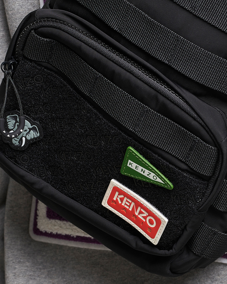 Herren | KENZO One Shoulder Backpack Black | KENZO | One Shoulder Backpack Black