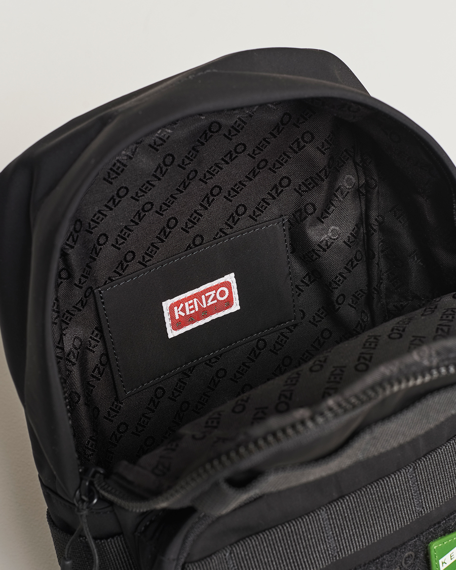 Herren | KENZO One Shoulder Backpack Black | KENZO | One Shoulder Backpack Black