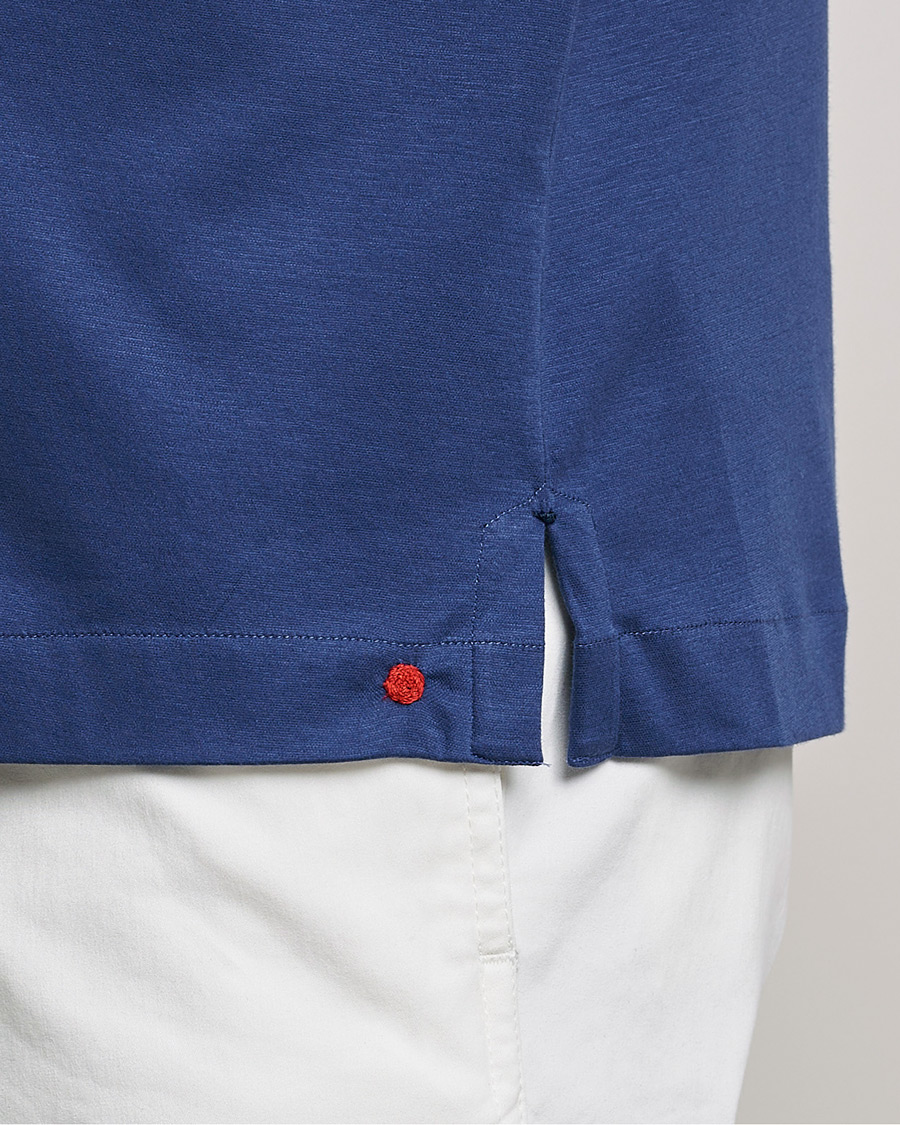 Herren | Hemden | Kiton | Popover Shirt Dark Blue