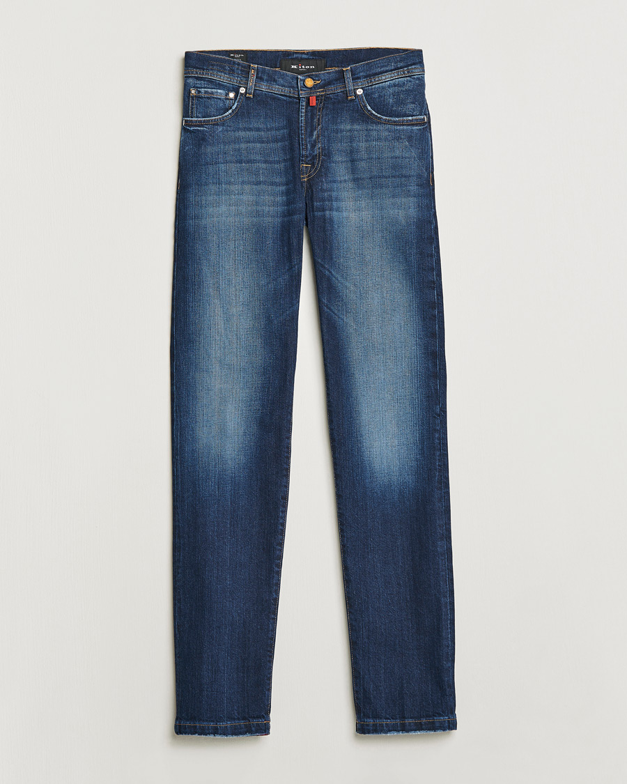 Herren | Jeans | Kiton | Kurabo Denim Jeans Dark Indigo
