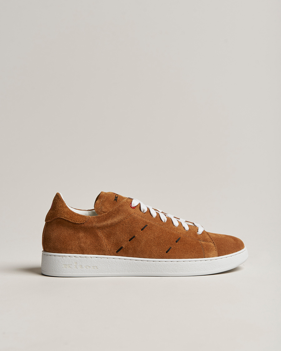 Herren | Kiton Plain Sneakers Brown Suede | Kiton | Plain Sneakers Brown Suede