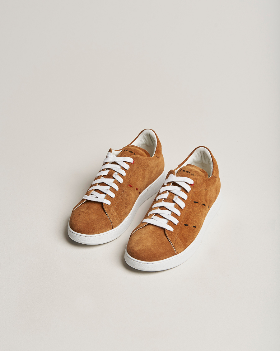 Herren | Kiton Plain Sneakers Brown Suede | Kiton | Plain Sneakers Brown Suede