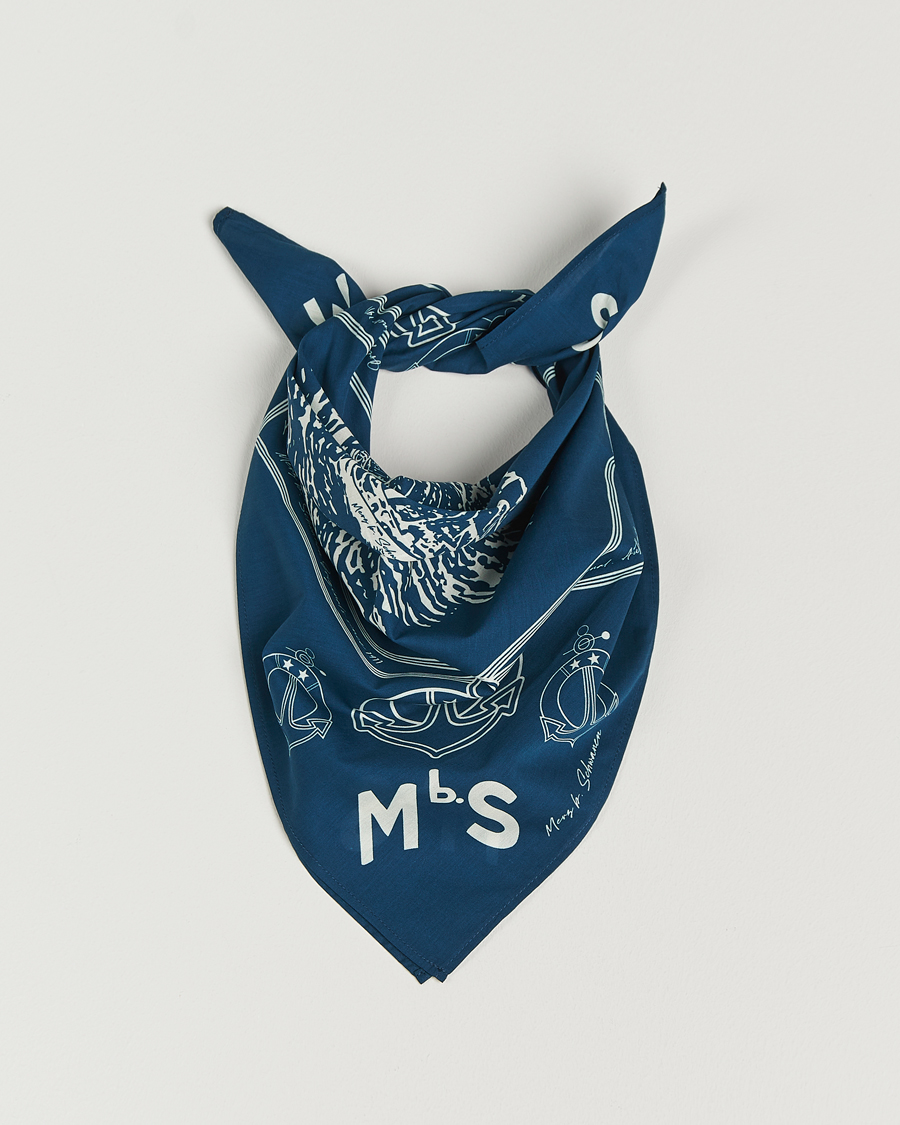 Herren | Tücher | Merz b. Schwanen | Merz b. SchwanenCotton BandanaInk Blue