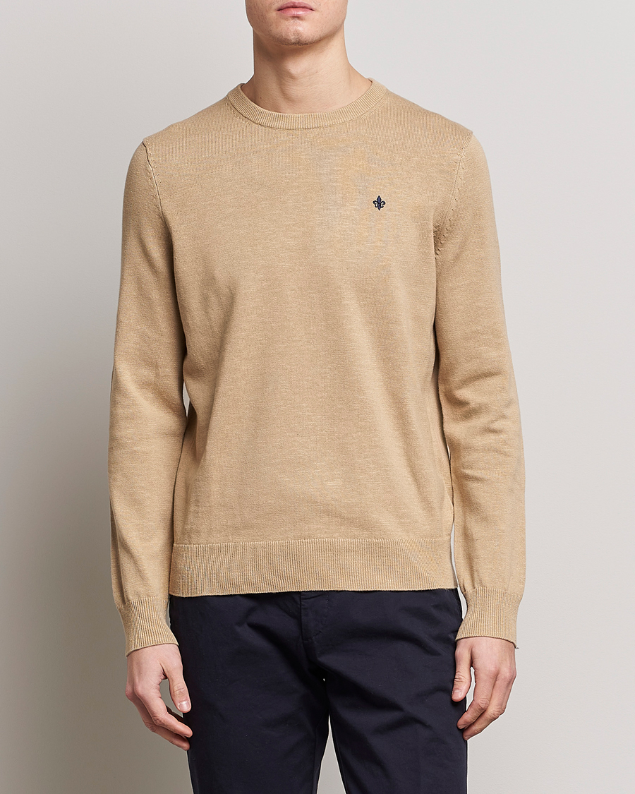 Herren | Pullover | Morris | Harold Summer Crew Neck Camel