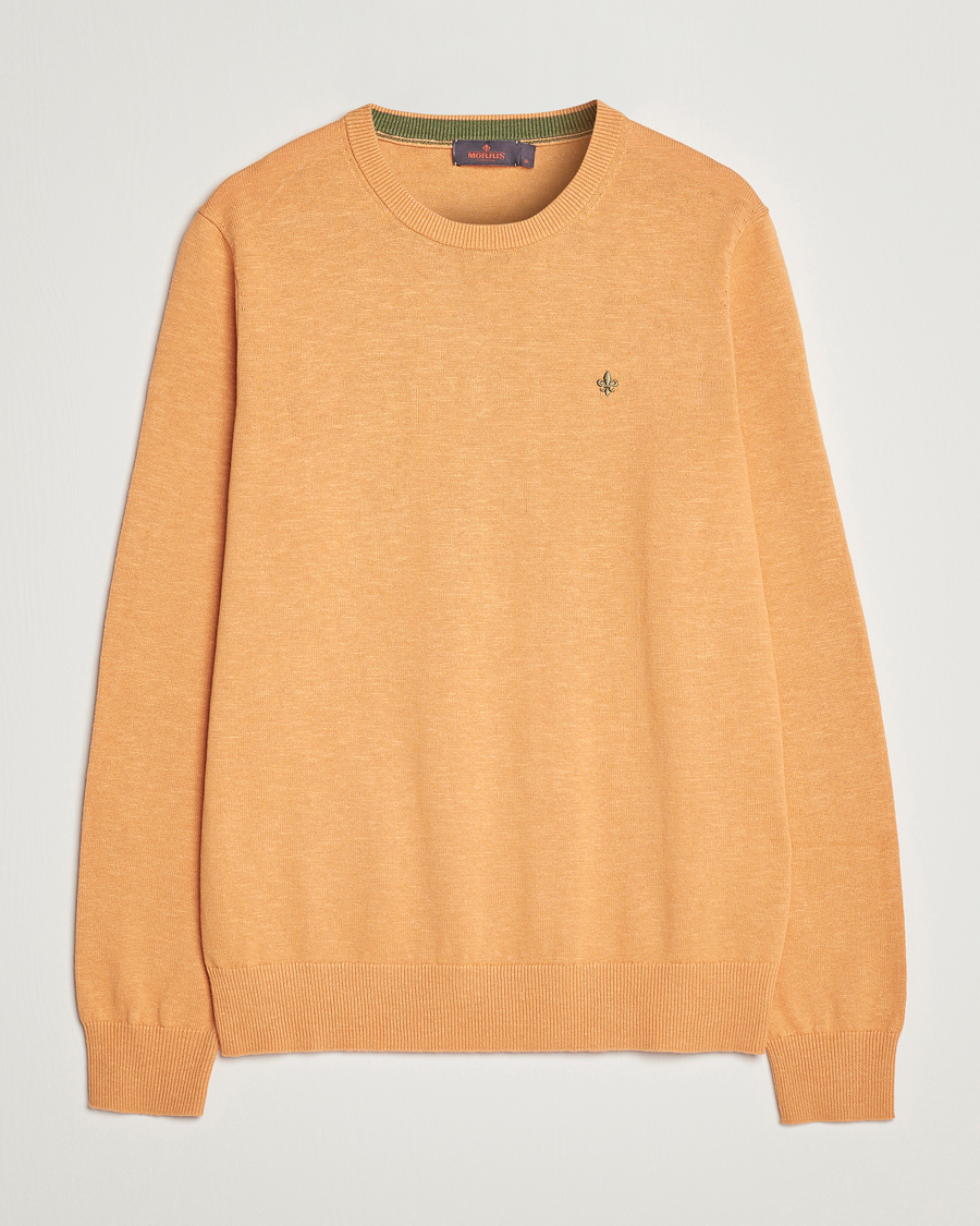 Herren | Pullover | Morris | Harold Summer Crew Neck Orange