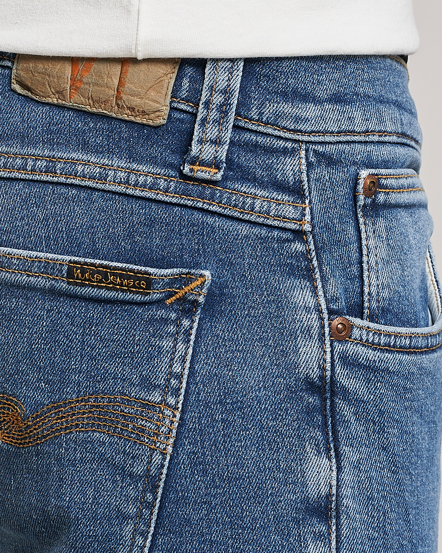 Herren | Jeans | Nudie Jeans | Tight Terry Jeans Inbetween Blues