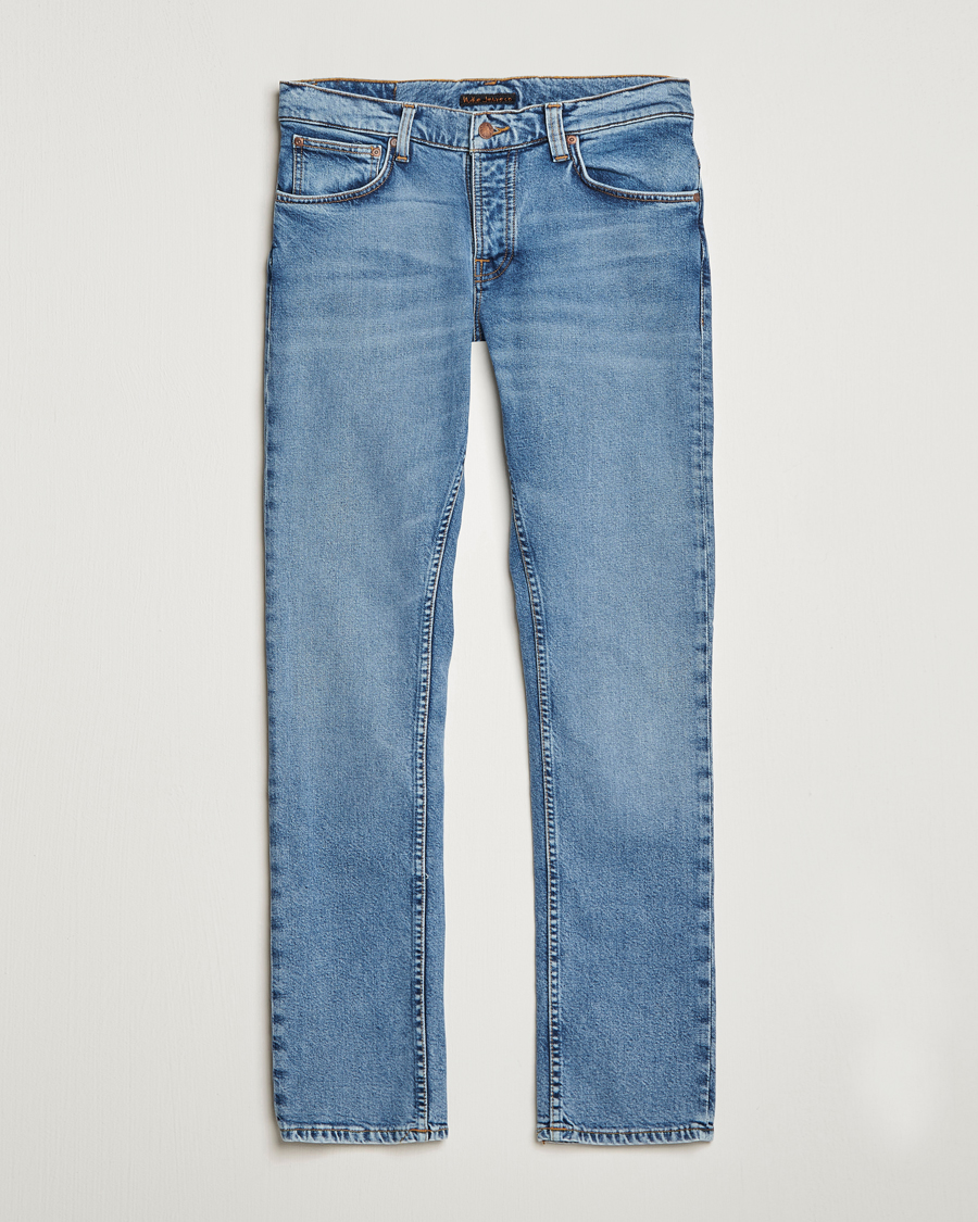 Herren | Jeans | Nudie Jeans | Grim Tim Jeans Worn Pale Blue