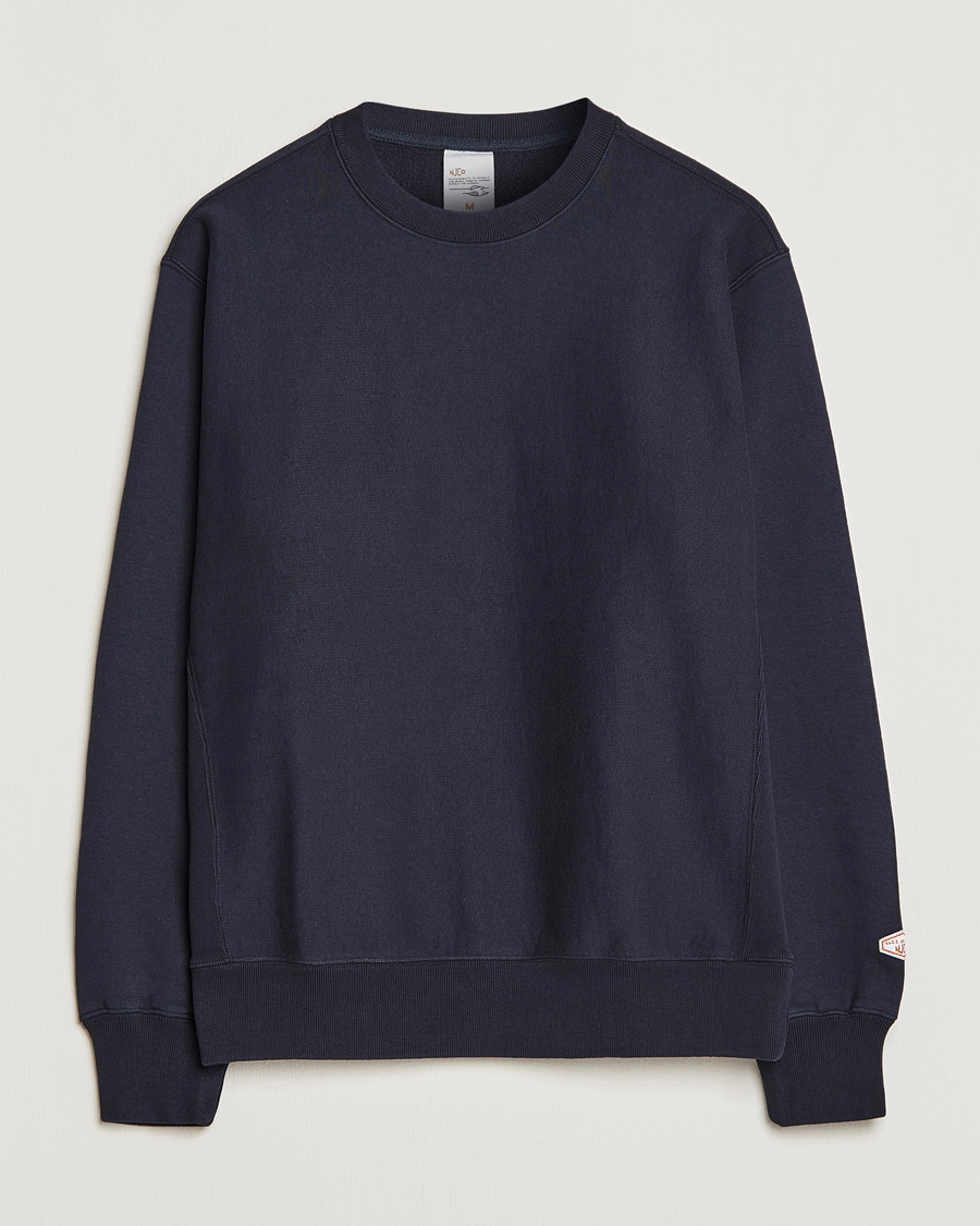 Herren | Pullover | Nudie Jeans | Hasse Crew Neck Sweatshirt Navy
