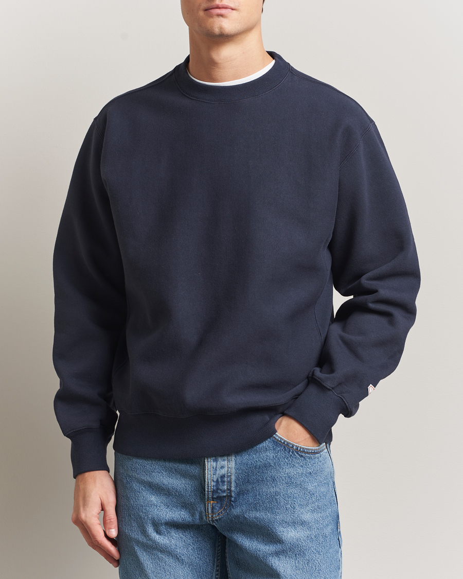 Herren | Pullover | Nudie Jeans | Hasse Crew Neck Sweatshirt Navy