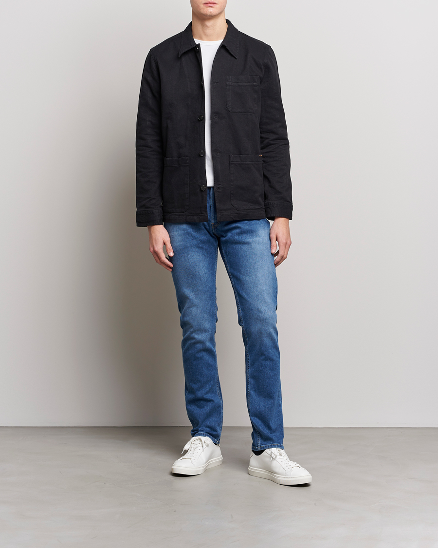 Herren | Jeans | Replay | Grover Straight Fit Stretch Jeans Medium Blue